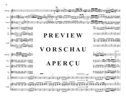 Product gallery: Page 11 of 21 Concerto in Es , , (trumpet + chamber orchestra)