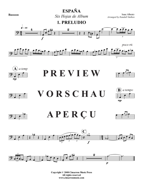 Produktgalerie: Seite 15 von 21 Espana – 6 Sätze , , (Holzbläser-Quintett)