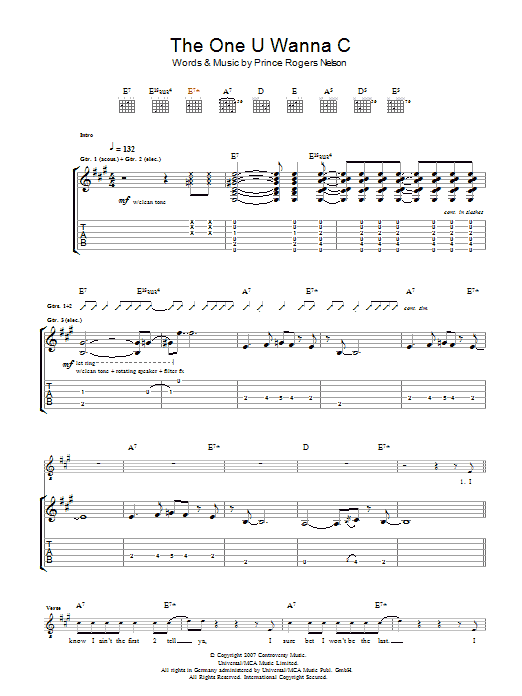 Product gallery: Page 1 of 1 The One U Wanna C, Prince