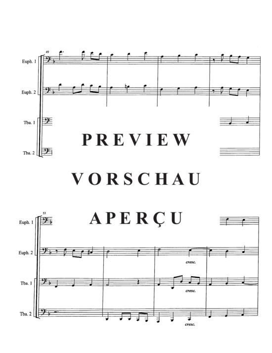 Product gallery: Page 9 of 21 Canzona in d , , (Tuba Quartett EETT)