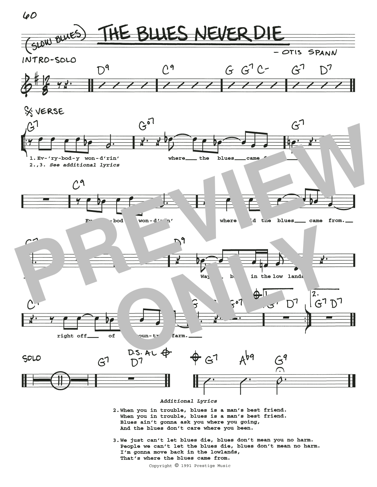 Produktbild zu: The Blues Never Die