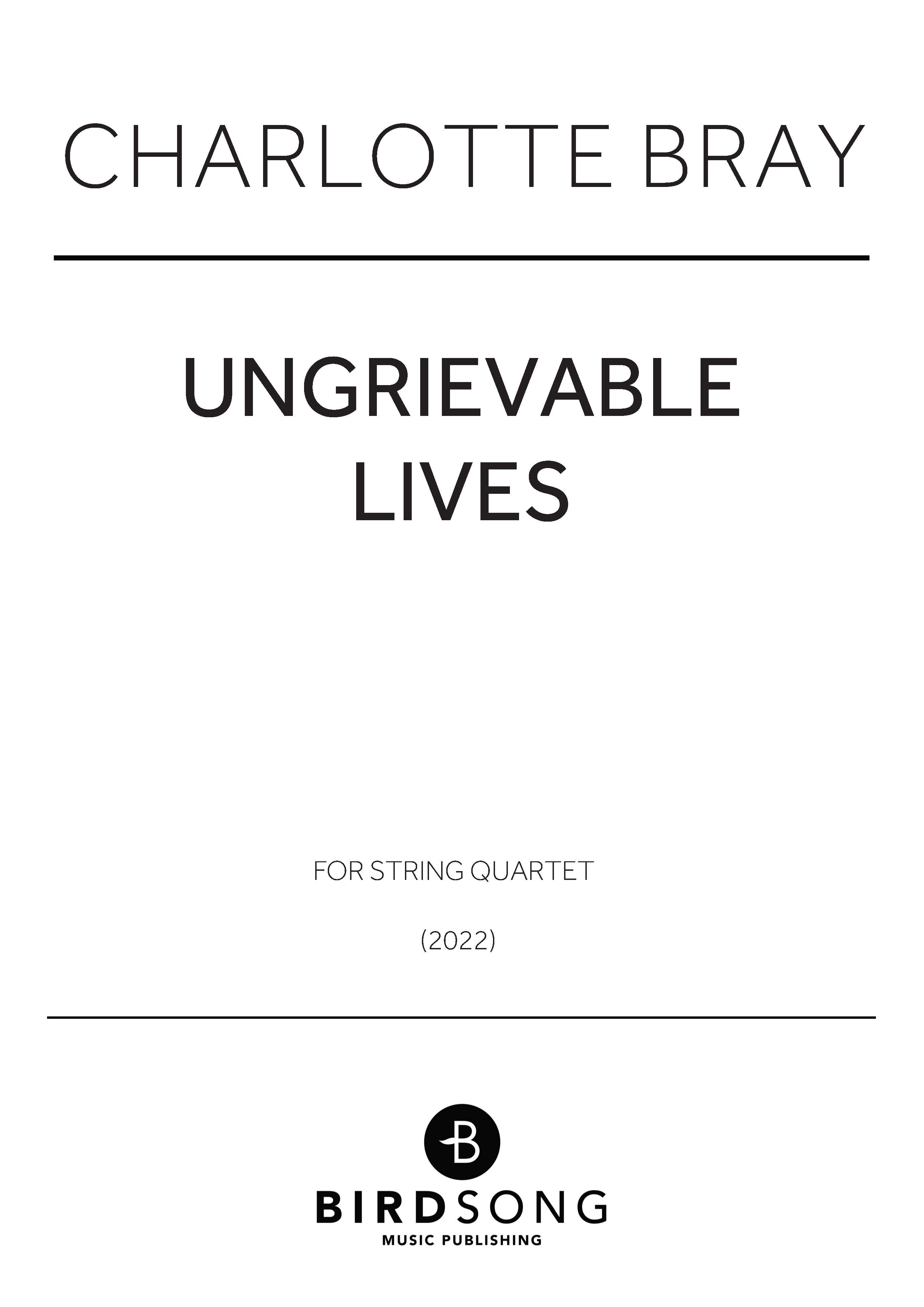 Produktbild zu: Ungrievable Lives