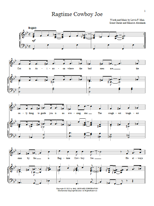 Produktbild zu: Ragtime Cowboy Joe