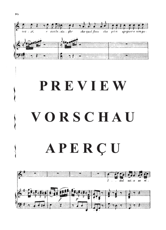 Product gallery: Page 3 of 8 Idol mio se rtroso altra amante, , Soprano Solo and Piano