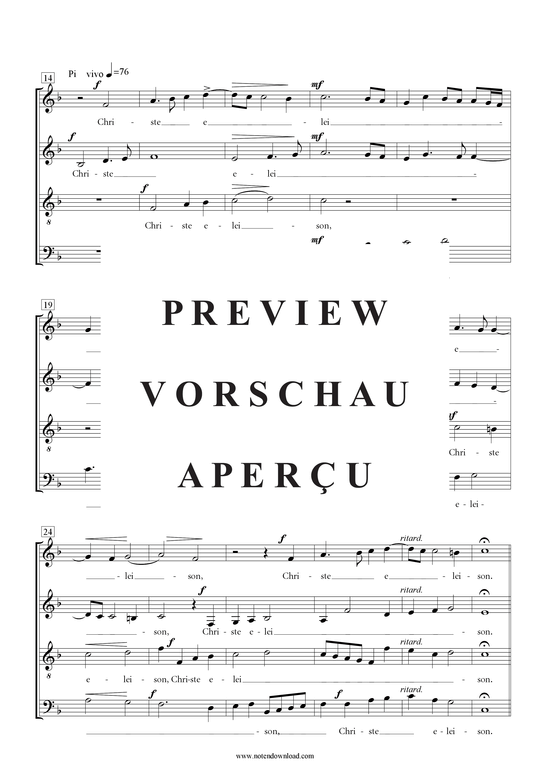 Product gallery: Page 3 of 21 Messe , , (Mixed choir SAATB)