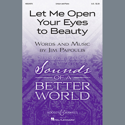 cover: Let Me Open Your Eyes To Beauty, Jim Papoulis, Chor