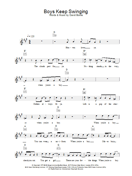 Produktbild zu: Boys Keep Swinging