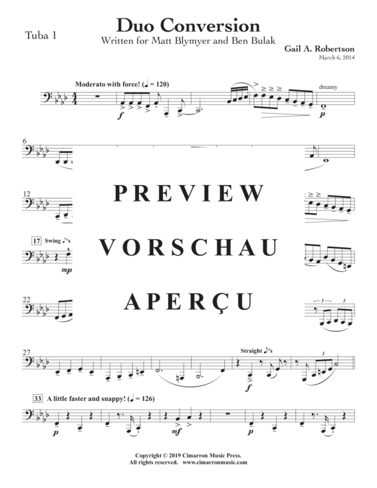 Product gallery: Page 3 of 6 Duo Conversion , , (Tuba Duet)