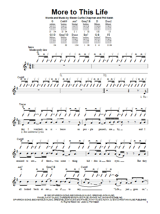 Product gallery: Page 1 of 1 More To This Life, Steven Curtis Chapman