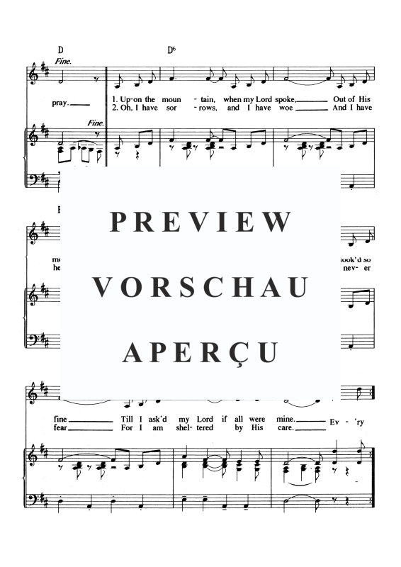 gallery: Ev´ry Time I Feel the Spirit, , Voice and Piano