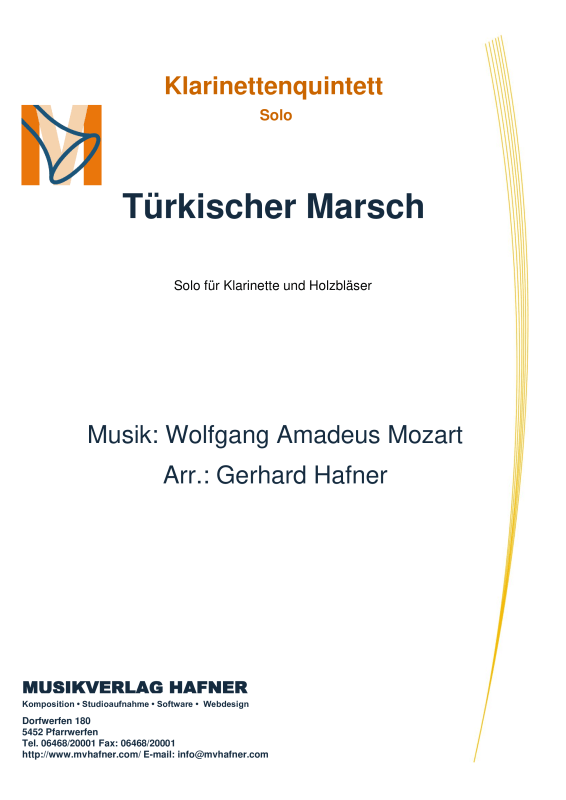 Product picture to: Türkischer MarschWolfgang Amadeus Mozart