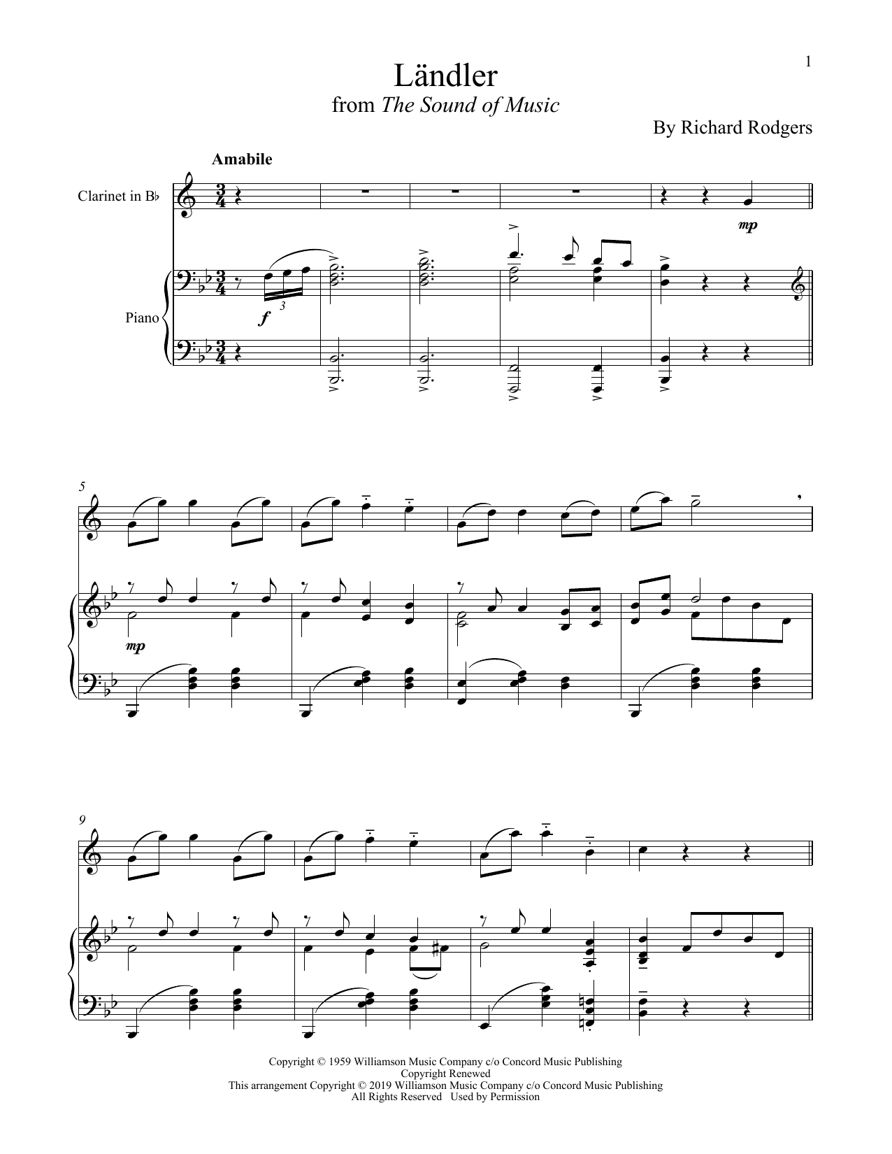 Product picture to: Landler (from The Sound of Music)