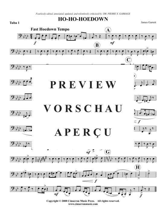 Product gallery: Page 9 of 10 Ho-Ho-Hoedown , , (Tuba Quartet: 2x Baritone, 2xTuba)