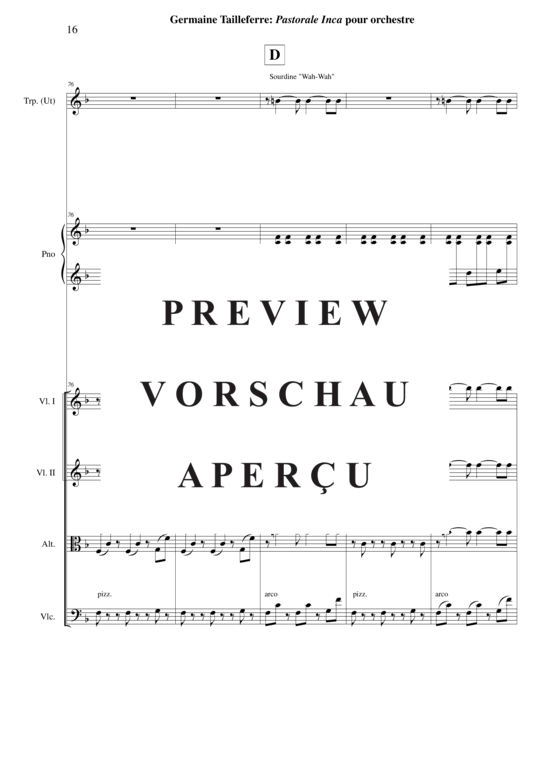 Produktgalerie: Seite 17 von 21 Pastorale Inca , , (Orchester)