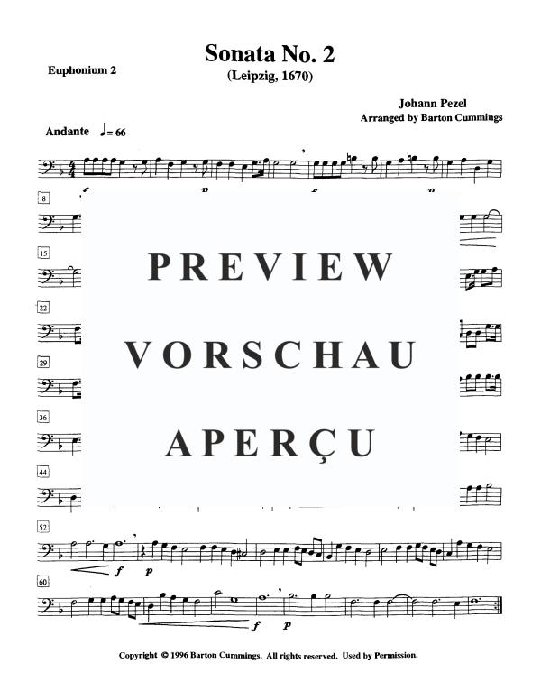 Produktgalerie: Seite 9 von 11 Sonate Nr. 2, , Tuba Quintett EETTT
