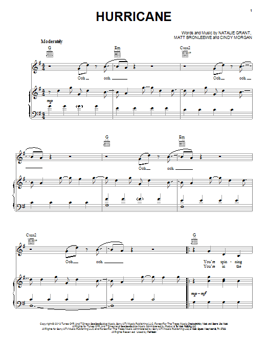 Product gallery: Page 1 of 1 Hurricane, Natalie Grant