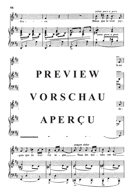 Product gallery: Page 4 of 6 Les roses d'Hispahan Op.39 No.4, , Medium Voice and Piano