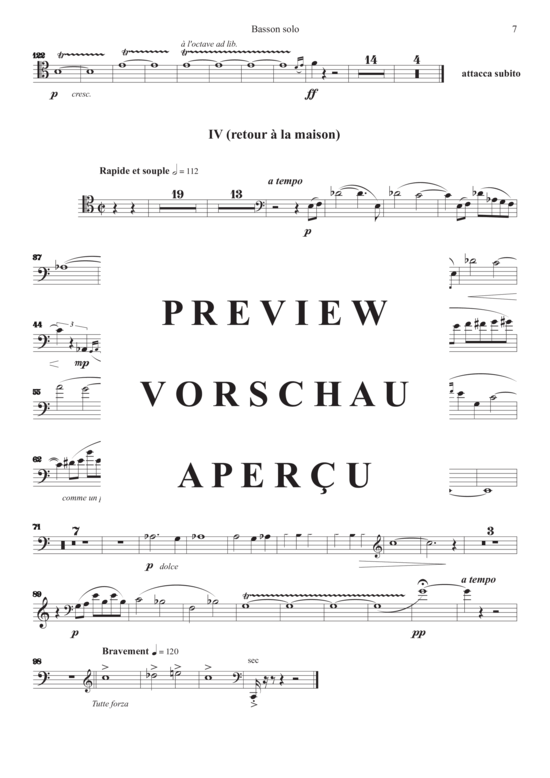 Product gallery: Page 26 of 26 Concerto for Bassoon and Orchestra , , (bassoon + piano)