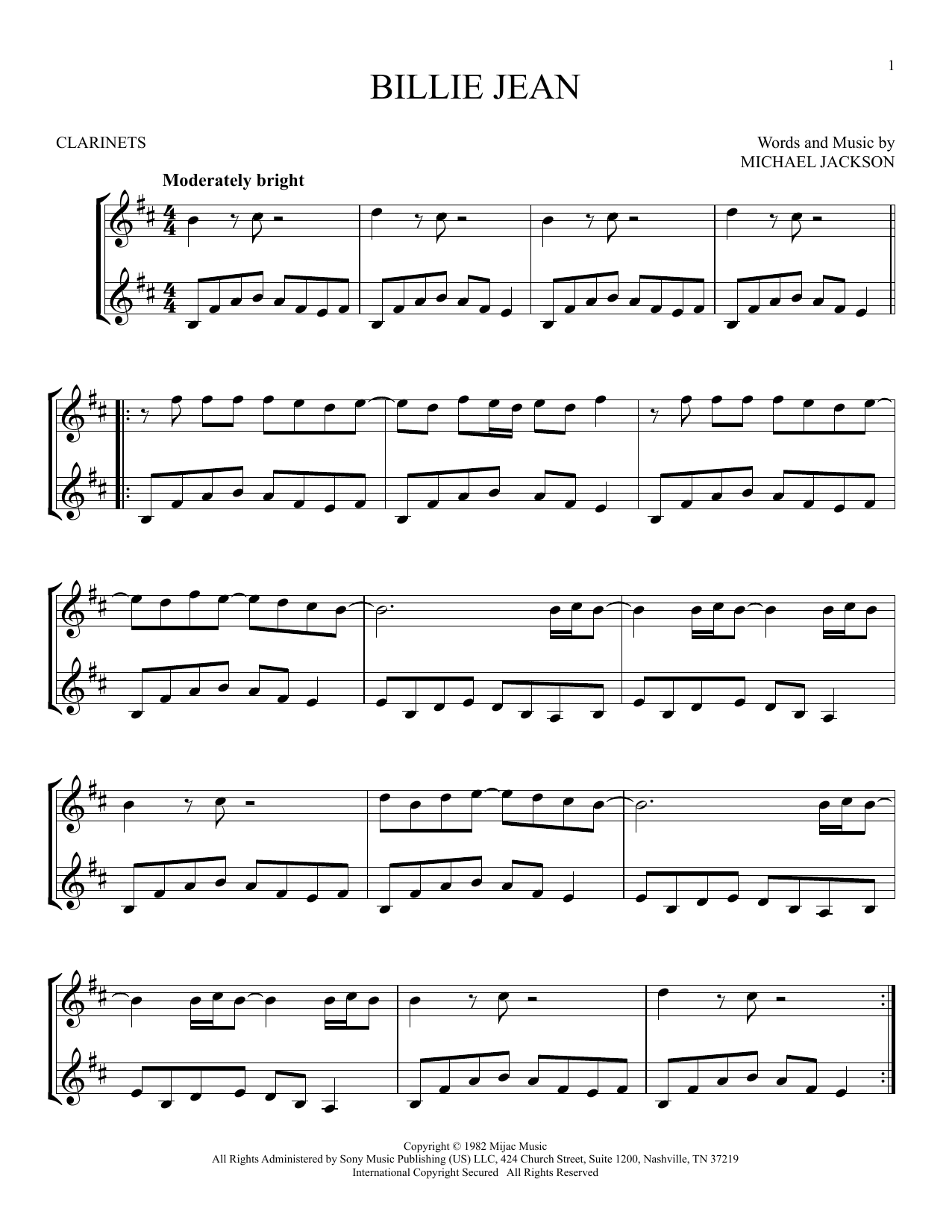 Product gallery: Page 1 of 1 Billie Jean, Michael Jackson