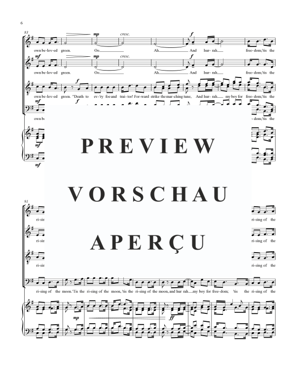 Produktgalerie: Seite 8 von 11 The Rising of the Moon, , Gemischter Chor
