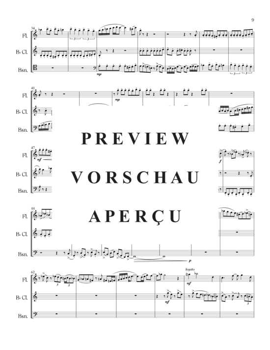 Product gallery: Page 10 of 21 Drei für Drei , , (flute, clarinet, bassoon)