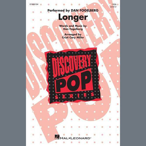 Produktbild zu: Longer (arr. Cristi Cary Miller)