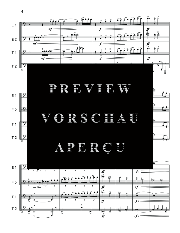 Product gallery: Page 8 of 11 Tuba Quartet, Op. 59, , (Tuba Quartett EETT)