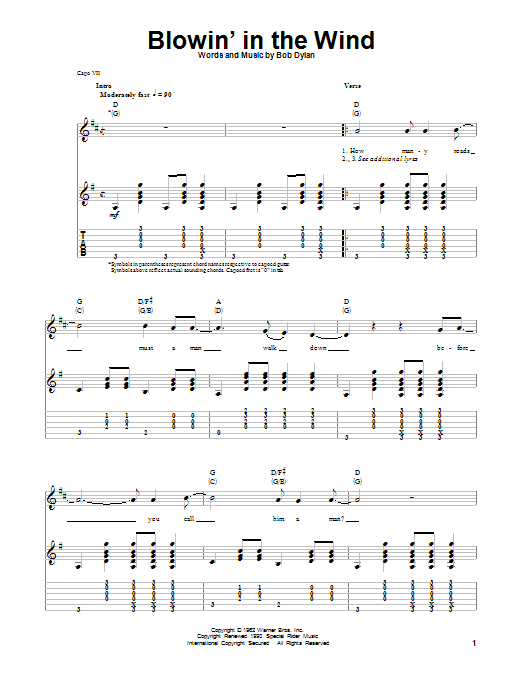 Produktbild zu: Blowin' In The Wind