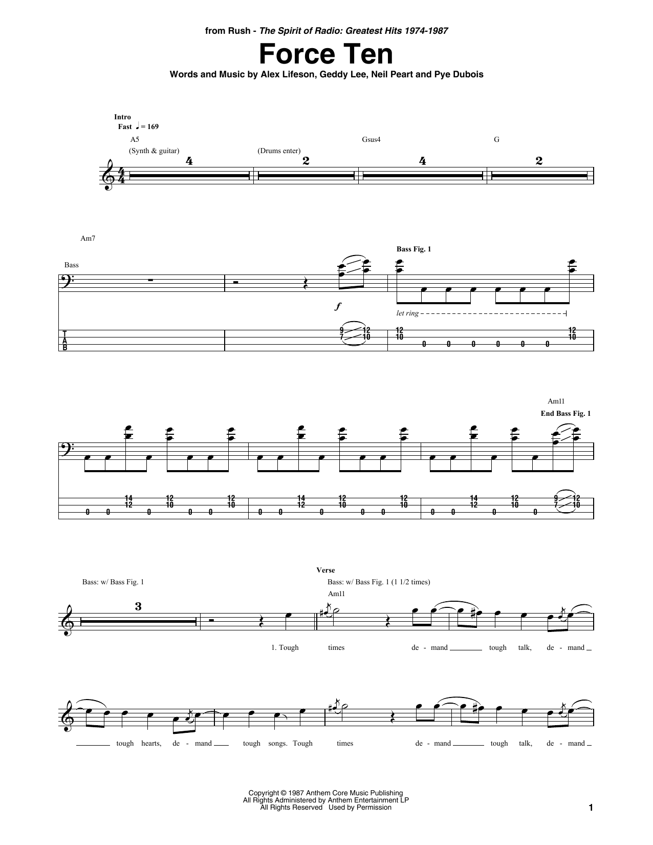 Produktgalerie: Seite 1 von 1 Force Ten, Rush, E-Bass