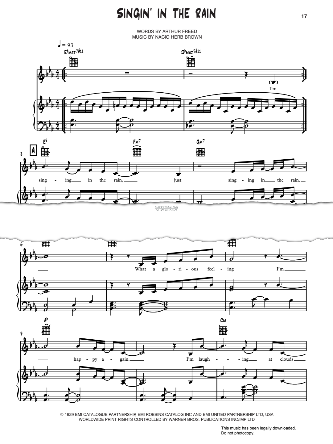 Product picture to: Singin' In The Rain (from 'Singin' In The Rain')