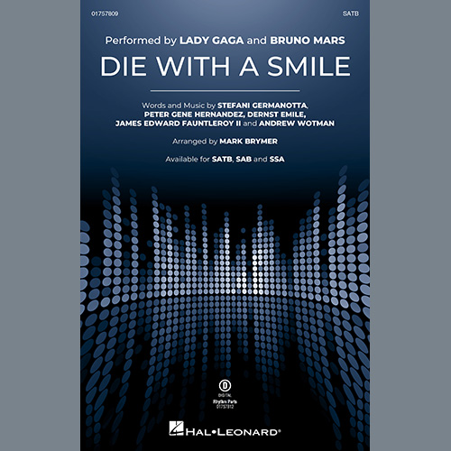 cover: Die With A Smile (arr. Mark Brymer), Bruno Mars & Lady Gaga, Chor