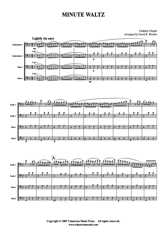 Product picture to: Minuten Walzer Frederic Chopin