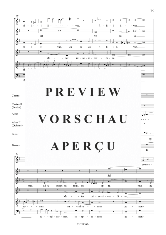 gallery: Salve Regina á 6, , (Gemischter Chor 6-stimmig)