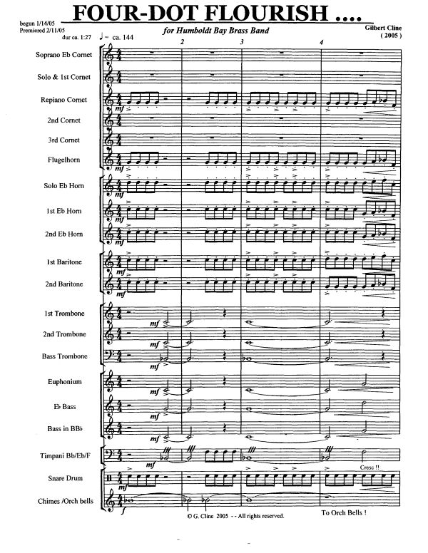 Produktgalerie: Seite 1 von 11 Four-Dot Flourish Polka, , British Brass Band
