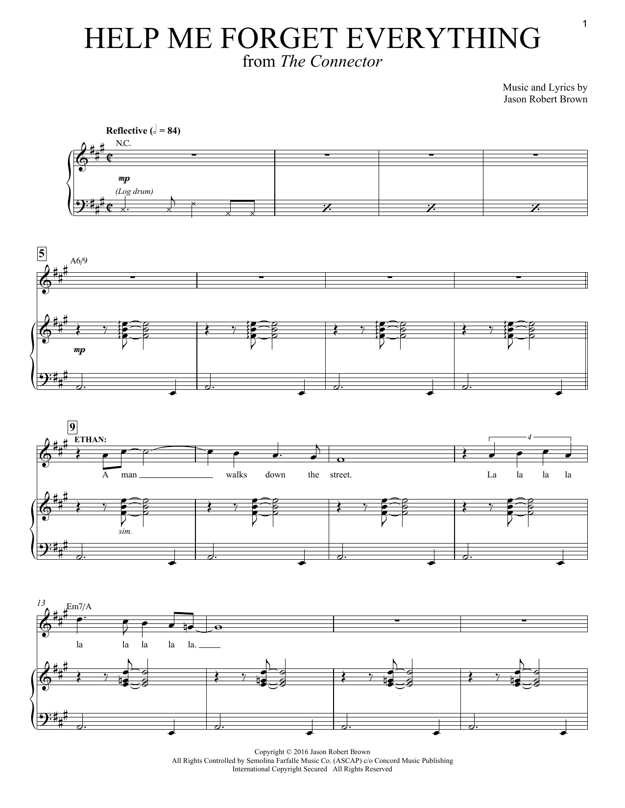 Produktbild zu: Help Me Forget Everything (from The Connector)