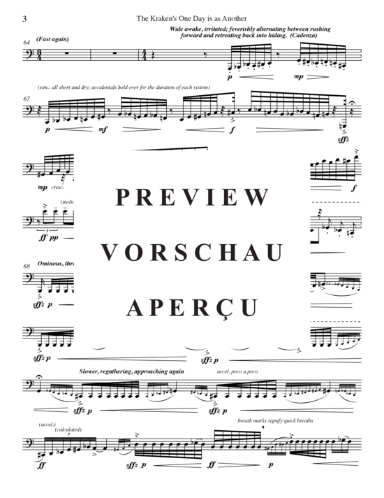 Product gallery: Page 21 of 21 The Krakens One Day is as Another , , (tuba + piano)