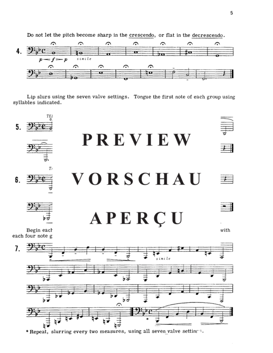 Product gallery: Page 7 of 21 David Uber Warm-Up Procedure for Tuba , , (Tuba Solo)