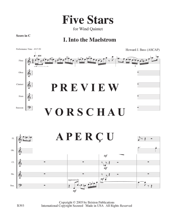 Produktgalerie: Seite 4 von 21 Five Stars , , (Holzbläser Quintett)