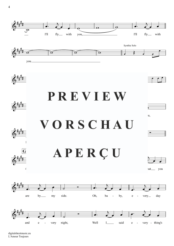 Produktgalerie: Seite 5 von 6 L'Amour Toujours, Gigi D'Agostino, Trompete in B