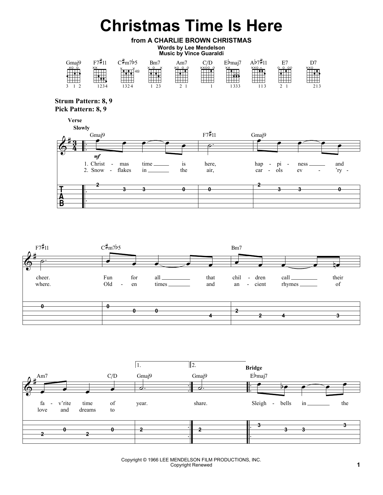 Product gallery: Page 1 of 1 Christmas Time Is Here, Vince Guaraldi