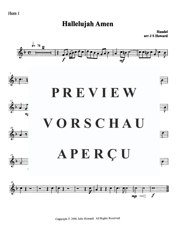 Produktgalerie: Seite 9 von 11 Hallelujah Amen, , Blechbläser Oktett