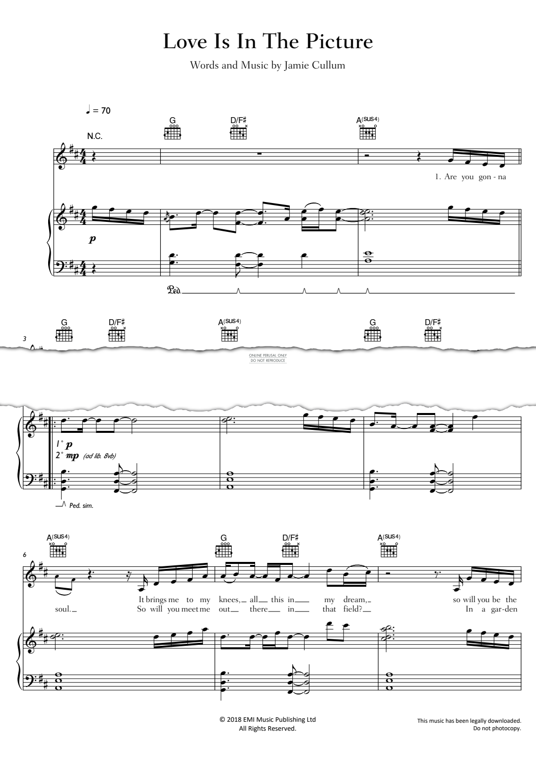 Produktgalerie: Seite 1 von 1 Love Is In The Picture, Jamie Cullum, Gesang, Gitarre, Klavier