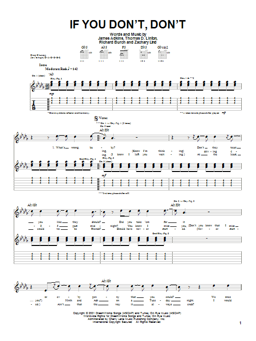Product gallery: Page 1 of 1 If You Don't, Don't, Jimmy Eat World