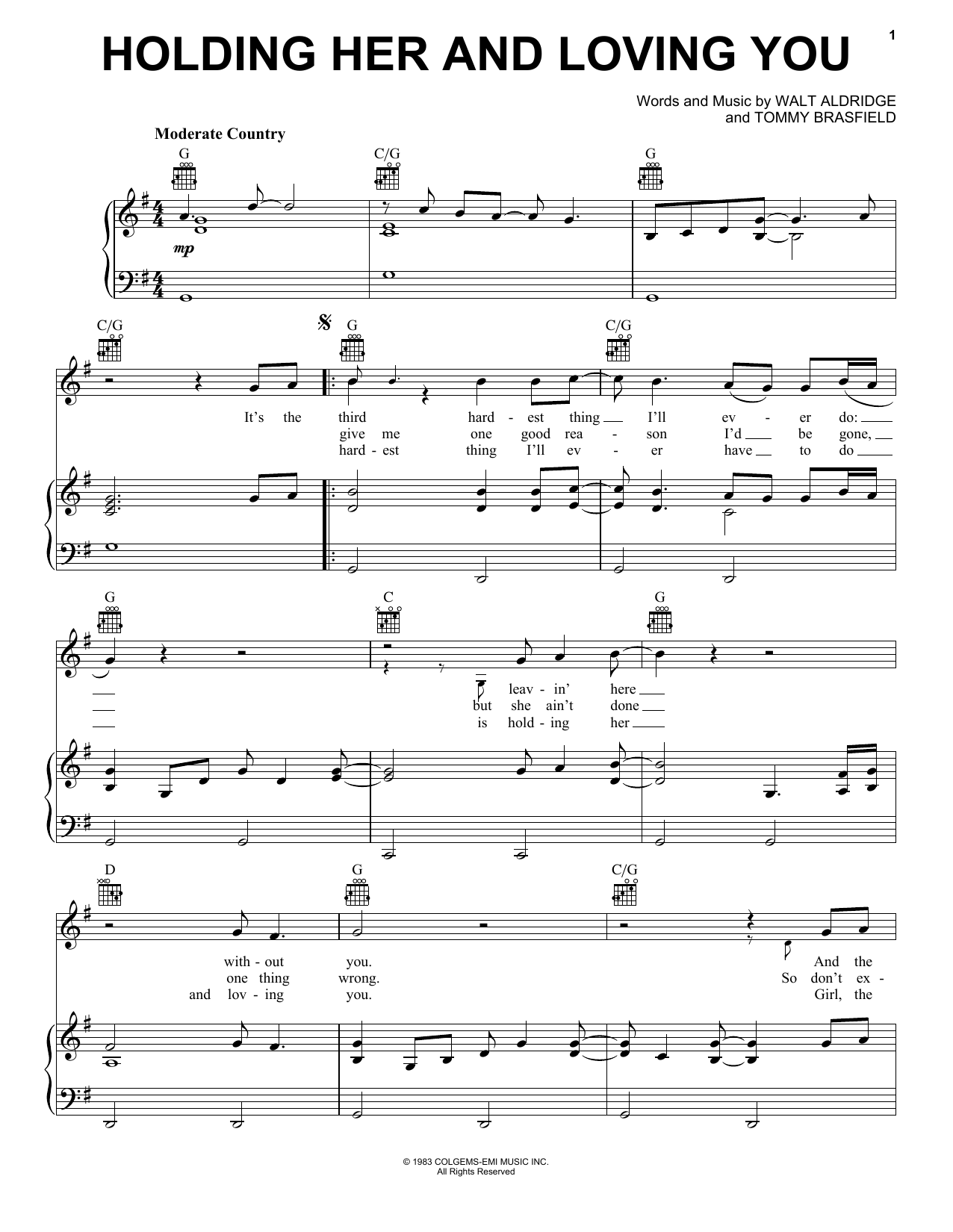 Produktbild zu:  Holding Her And Loving You - Earl Thomas Conley