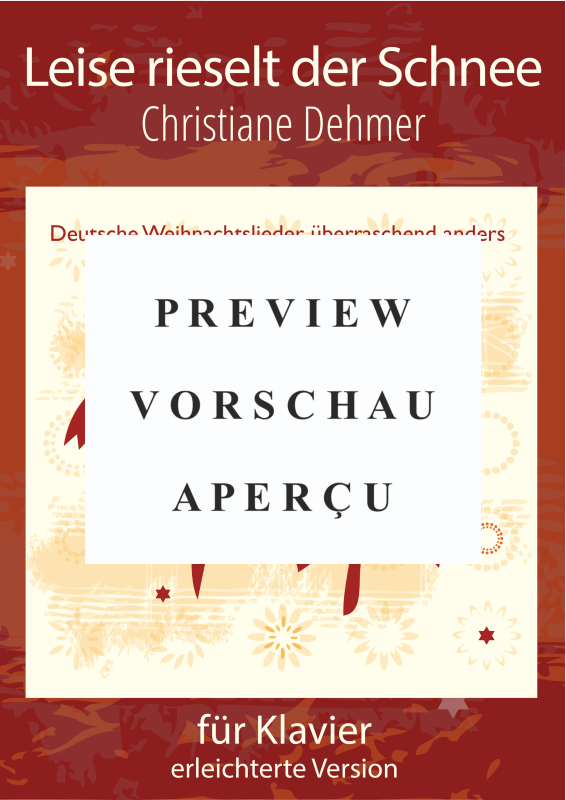 Produktgalerie: Seite 2 von 5 Leise rieselt der Schnee - als leichte Pop-Ballade, , Klavier Solo
