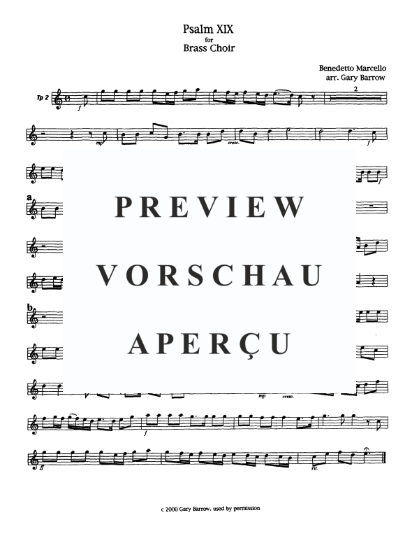 Product gallery: Page 9 of 11 Psalm XIX, , Brass Ensemble