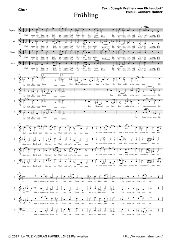 Product gallery: Page 1 of 9 4 Jahreszeiten, , (mixed choir)