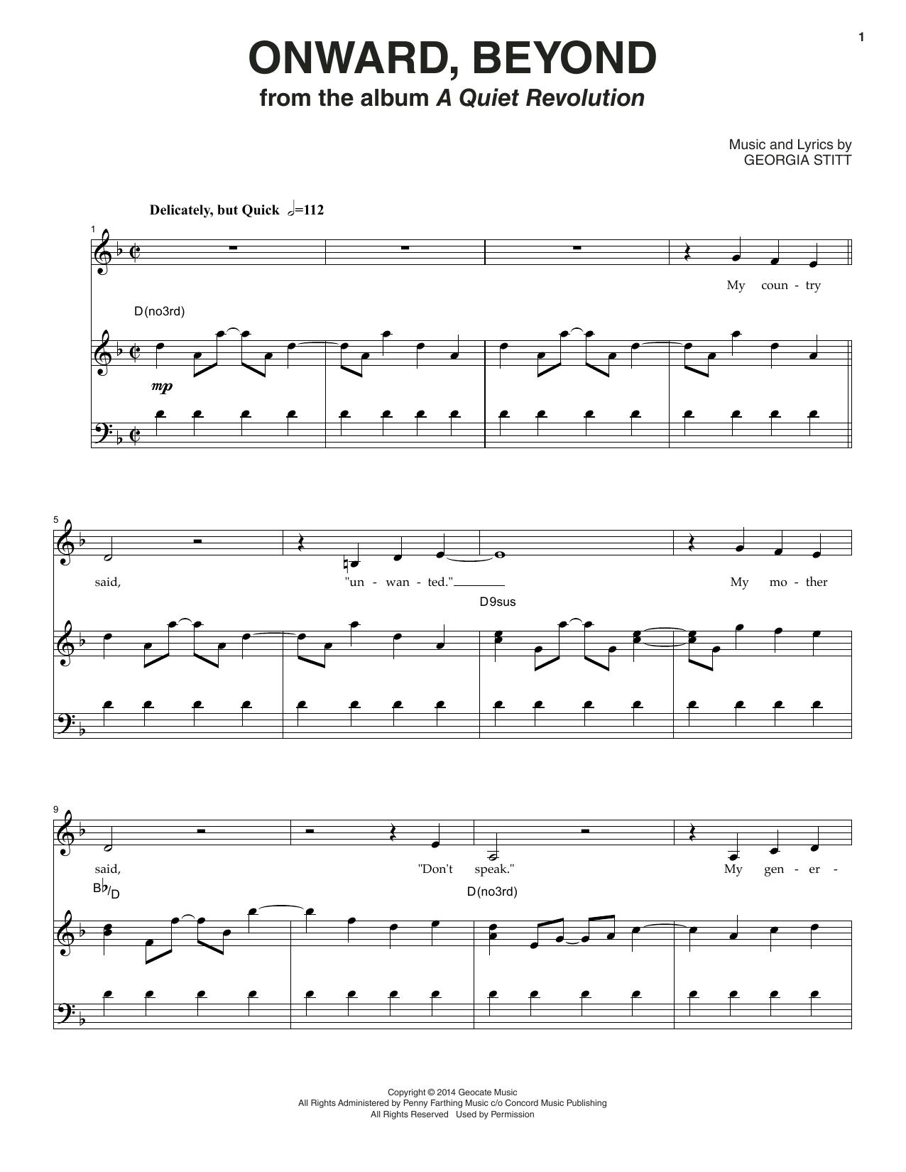 Produktgalerie: Seite 1 von 1 Onward, Beyond, Georgia Stitt, Gesang, Klavier