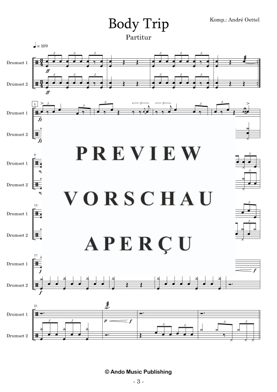 Produktgalerie: Seite 5 von 11 Body Trip, , Drumset Duett