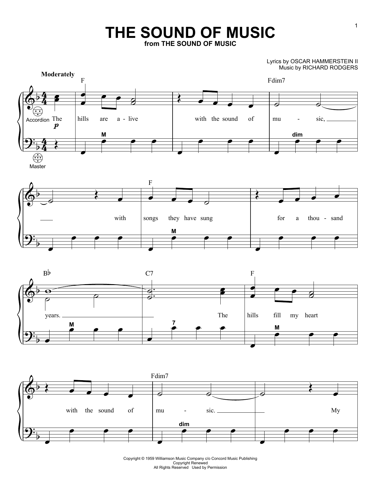 Product gallery: Page 1 of 1 The Sound Of Music, Rodgers & Hammerstein